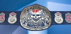 SMOKING SKULL STONE COLD WORLD HEAVYWEIGHT CHAMPIONSHIP TITLE Replica Belt Adult - Picture 1 of 6