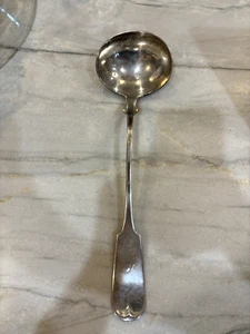 Antike Duhme Company Cincinnati Münze Silber Punze Ladel 14 Zoll - Bild 1 von 4