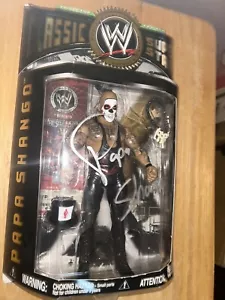 2006 WWE Wrestling PAPA SHANGO Classic Super Stars Serie 9 Actionfigur SIGNIERT - Bild 1 von 2