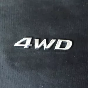 1x Silver 4WD Chrome Meal Decal Badge Sticker Emblem Engine Vehicle Grand Sports - Foto 1 di 24