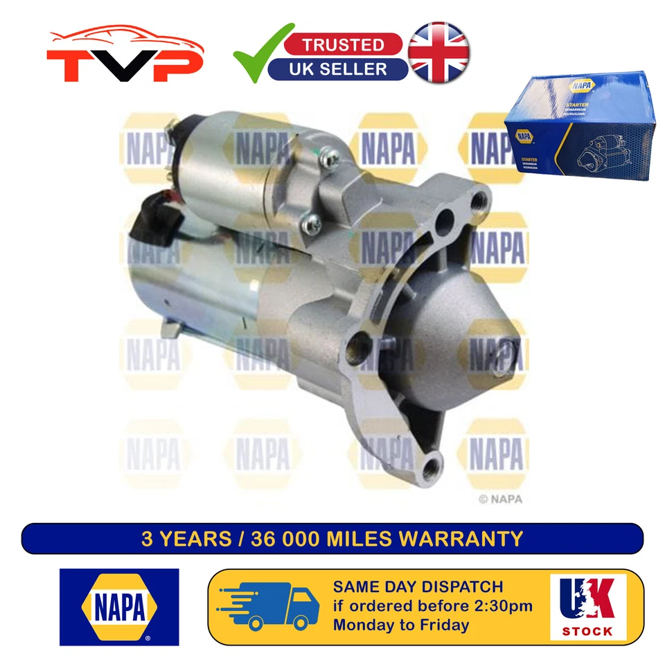 Napa Starter Motor For Peugeot 305 1982-1988 1.9 NSM1255 - Image 1 of 1