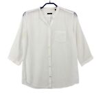 MARC O'POLO Women 3/4 Sleeve Casual Linen Shirt Size S - 36