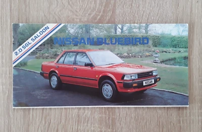 Nissan Bluebird Range Brochure 1984 - Saloon Estate DX GL SGL Turbo - Image 1 of 4