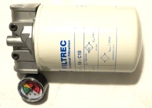 Filtro idraulico filtro di scarico filtro tubo completo di indicatore sporco - Foto 1 di 3
