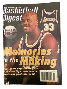 Basketball Digest November 1996 SHAQUILLE O'NEAL - Picture 1 of 6