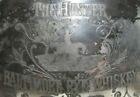 HUNTER BALTIMORE RYE WHISKEY Antique Ad Tray Sign RHTF PRE-PROHIBITION AS-IS