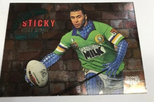 1995 DYNAMIC RUGBY LEAGUE WINFIELD CUP CARD OUT OF THIS WORLD W1 RICKY STUART - Picture 1 of 2