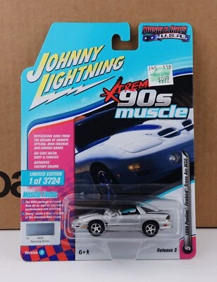 Pontiac Firebird 1999 Johnny Lightning transmisión AM WS6 (2018) XTREME 90'S MUSCLE Foto 1 de 4