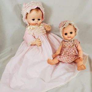 Vintage Baby Puppe Konvolut Effanbee rosa Spitze - Bild 1 von 18