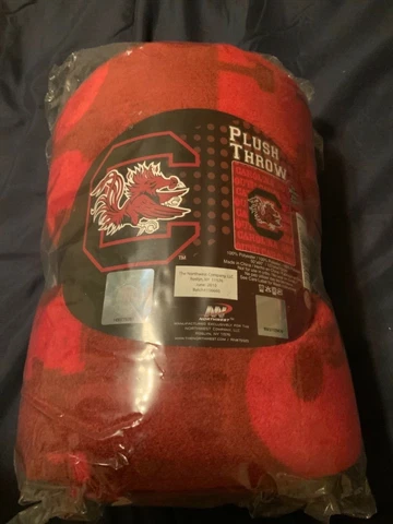 NCAA college football  South Carolina Gamecocks 50X60 Plush Throw Blanket, soft! Cover