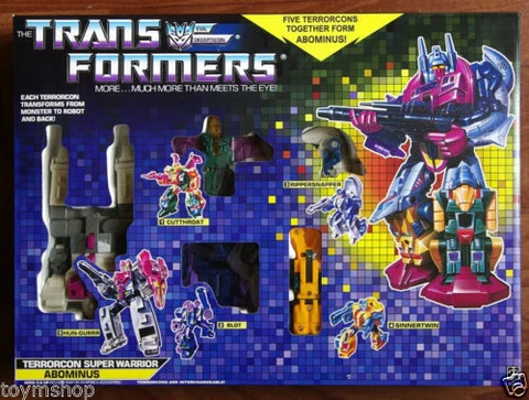 TRANSFORMERS TERRORCON SUPER WARRIOR ABOMINUS REISSUED LIVRAISON GRATUITE Cover