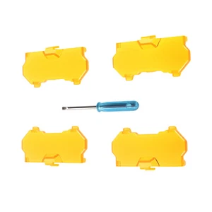 Amber Light Shield for maXpeedingrods 3.5" Round LED Driving Lights PC 4PCS - Picture 1 of 12