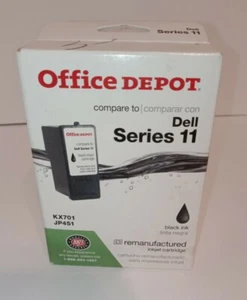 Wiederaufbereitete Tintenpatrone der Marke Office Depot Dell Series 11 schwarz - Bild 1 von 5