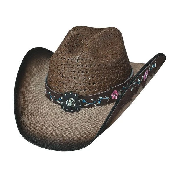 Cappello In Feltro Da Donna By Seeberger Con Tesa Larga E Nastro Marrone.42419 1