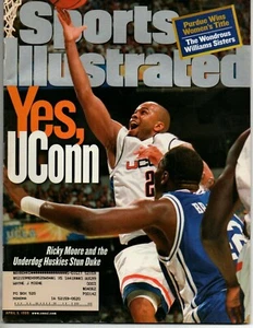 Sports Illustrated Apr 5 1999 UConn Huskies Manny Ramirez Venus Serena Williams - Picture 1 of 2