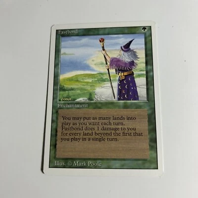 MTG Fastbond Rare card Magic The Gathering - Image 1 of 4