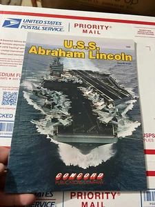 U.S.S. Abraham Lincoln by Barry D Smith Concord 1045 1995 Warships - Picture 1 of 1