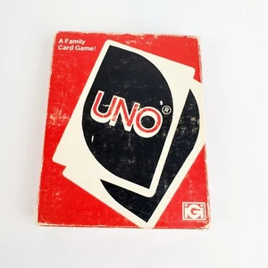Juego de cartas UNO 1979 vintage 108 cartas juego completo en caja con manual - Imagen 1 de 8