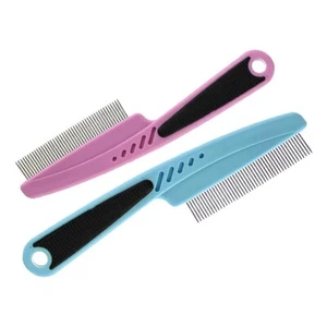 Pet Dog Cat Fine Medium Comb Lice Tear Remover Fine Tooth Grooming Removal Tool - Picture 1 of 6