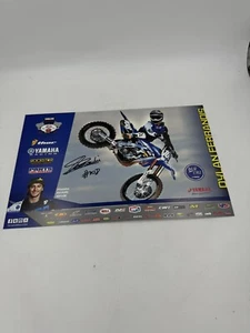 Póster firmado por Dylan Ferrandis #108 Yamaha Blu Cru Racing Team ENVIADO ENROLLADO - Imagen 1 de 9