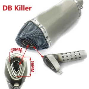 New Motorcycle Angled DB Killer Silencer Insert Baffle Exhaust Muffler Can Pipe - Picture 1 of 12