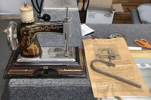 Casige 1025 Childs Toy Sewing Machine Made in Germany British Zone Antique