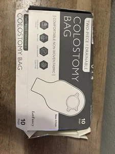 10x Kolostomiebeutel Stomabedarf zweiteilig Entwässerungsbeutel mit Klemmverschluss  - Bild 1 von 4