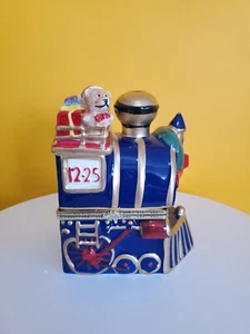 Mr. Christmas Porcelana SANTA TALLER ESCENA Casa Caja de Música Animada - Imagen 1 de 9