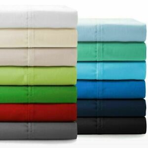 EGYPTIAN COTTON SHEETS/DUVET/FITTED/FLAT 1000TC SOLID  **US-QUEEN,CALKING**