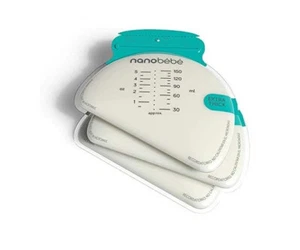 Nanobébé FDE5010262 Sachet de lait maternel Transparent - Picture 1 of 7