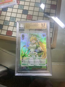 Weiss Schwarz Unyielding, Leafa (SR) SAO Animation 10th Anniversary graded 9.5 - Picture 1 of 3
