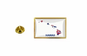 spilla pin pin's spille spilletta bandiera badge carta usa hawaii HI - Picture 1 of 1