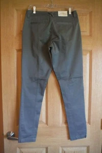 Natural Reflections Women's Size 4 Slim Leg Moto Pants Dark Gull Grey, NWT - Picture 1 of 6