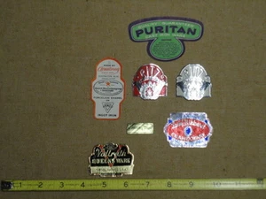 Lot of 7 Original Vintage 1930-50 Enamelware Graniteware Ironware Label Stickers - Picture 1 of 9