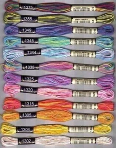 DMC DISCONTINUED Variegated Embroidery Thread : You Choose Colour & Quantity - Picture 1 of 5