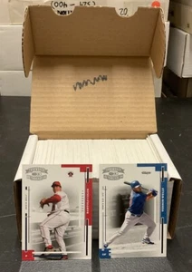 2004 Donruss Throwback Threads Baseball Complete 200 Card Set - Picture 1 of 3