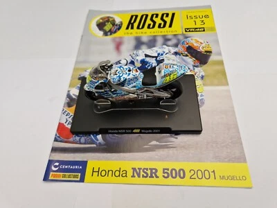 PANINI 1/18 Valentino Rossi Honda NSR500 Mugello 2001 Moto Gp Moto Vélo - Photo 1/3