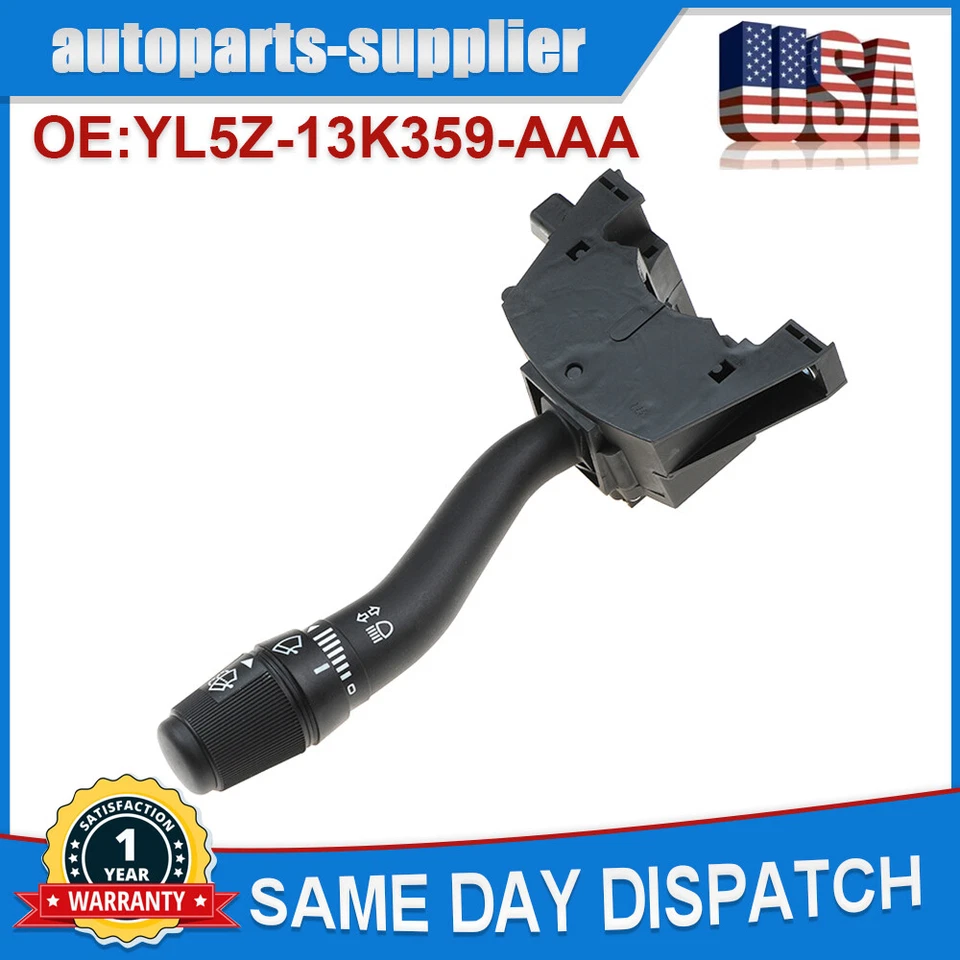Interruptor de señal de giro interruptor limpiaparabrisas para Ford F150 Explorer 2000-2003 YL5Z13K359AAA Foto 1 de 4