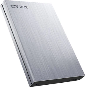 ICY BOX IB-241WP USB 3.0 Gehäuse Festplattengehäuse 2.5 Zoll USB 3.2 Silber - Afbeelding 1 van 5