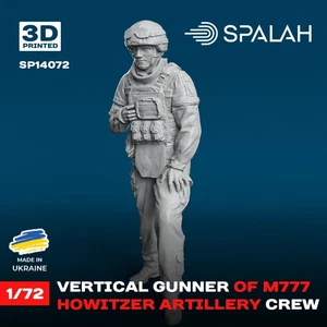 Vertical gunner of M777 Howitzer Scale Figure Model 1:72 Spalah SP14072 - Picture 1 of 3