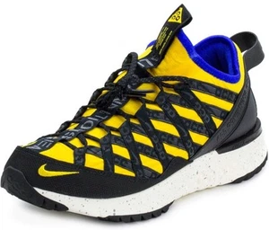 Nike ACG React Terra Gobe Sneakers Yellow Black BV6344-700 SIZE 8.5 Shoes - Picture 1 of 5