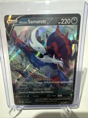 Hisuian Samurott V SWSH239 SWSH: Sword & Shield Promo Cards Holo - Image 1 of 4