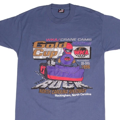 CAMISETA VINTAGE WKA GOLD CUP 1996 WORLD KARTING TALLA GRANDE HECHA EN EE. UU. Foto 1 de 4