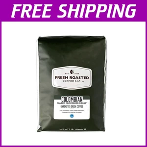 5 Pound Kosher Decaf Colombian Coffee Beans - Rich Flavor Without Caffeine - Picture 1 of 8