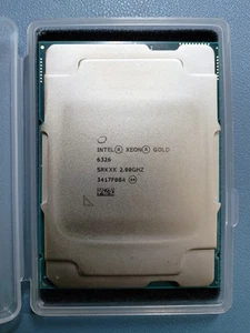 Procesador CPU Intel Xeon Gold 6326 SRKXK✓FCLGA4189✓16 núcleos 3,50 GHz✓minorista, probado - Imagen 1 de 2