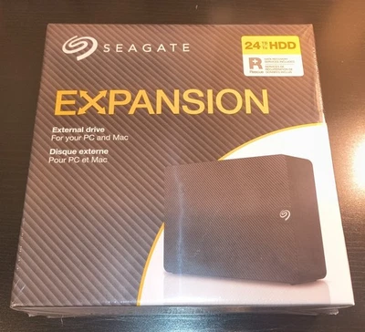 NEW! Seagate Expansion 24TB Desktop USB 3.0 External Hard Drive STKP24000400 - Image 1 of 4