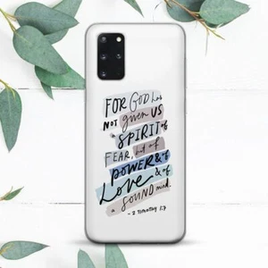 Christianity Quotes Bible Verses Case For Samsung Note 20 S20 S21 S22 S23 S24 FE - Picture 1 of 1