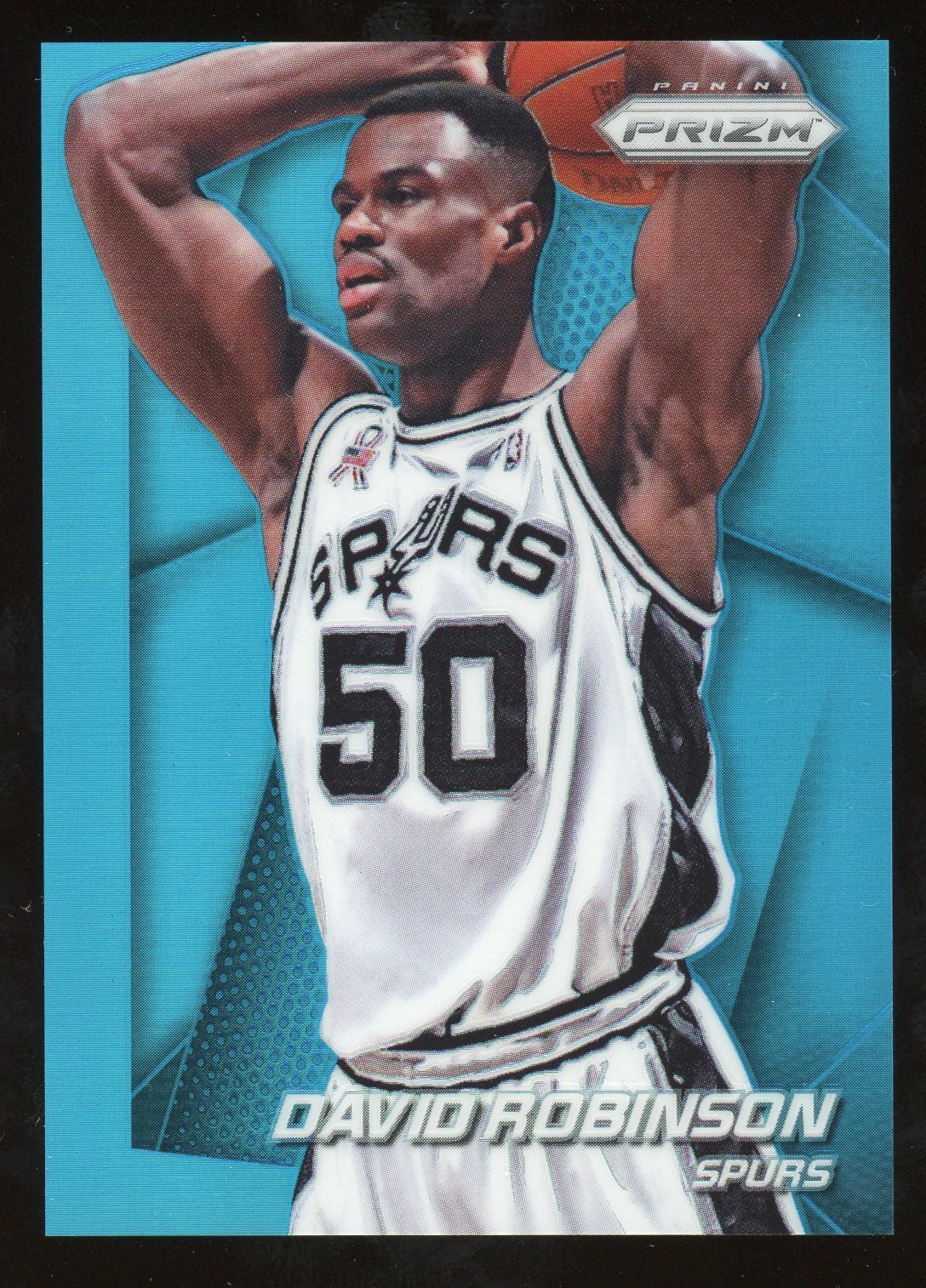 DAVID ROBINSON 2014-15 PRIZM #227  LIGHT BLUE  HOLO PARALLEL 08/49 SSP RARE