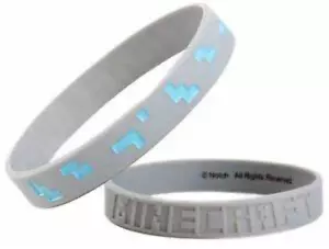 MINECRAFT BRACELET GRAY - Picture 1 of 1