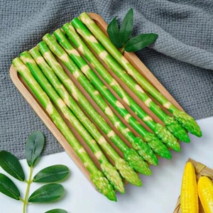 10PCS Green Asparagus Model Lifelike Simulated Vegetables Window Decoration - Picture 1 of 12